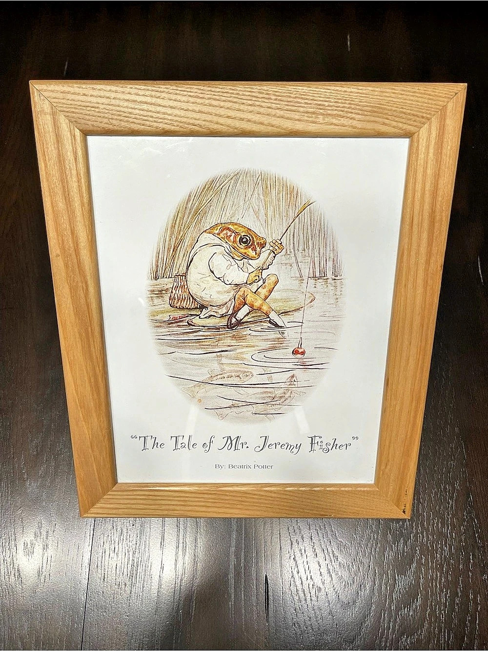 Beatrix Potter The Tale of Mr. Jeremy Fisher Framed Art Print